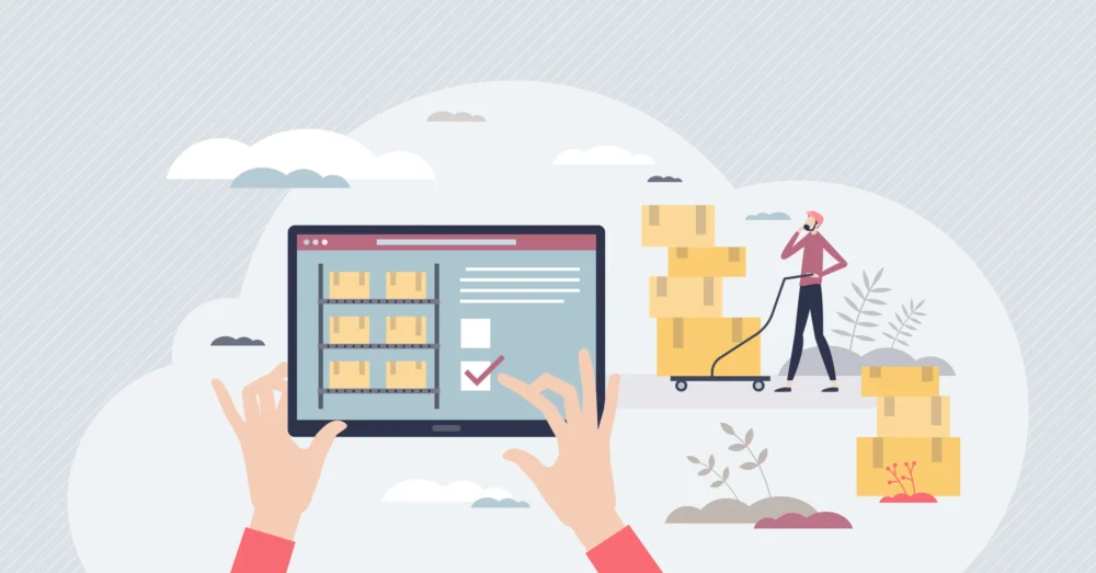 在庫管理のイラスト